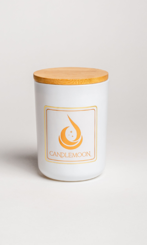 White Nova with Wooden Lid 250ml